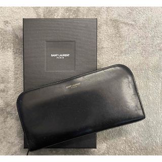 サンローラン(SAINT LAURENT)のサンローラン　長財布　付属カード、領収書付き(長財布)