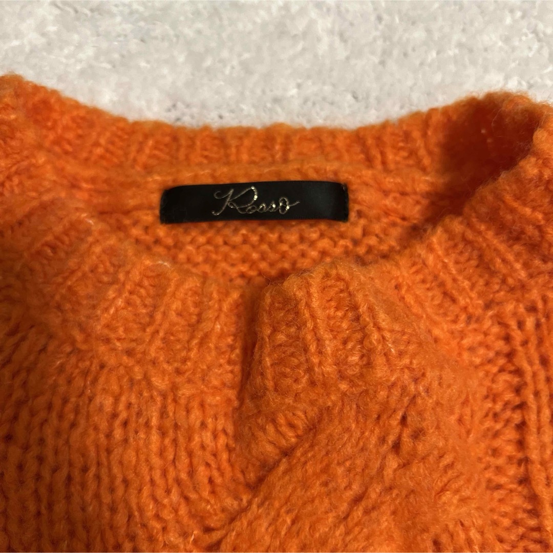 アーバンリサーチロッソ　オレンジニット レディースのトップス(ニット/セーター)の商品写真