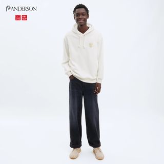 ユニクロ(UNIQLO)のUNIQLO and JW ANDERSON ワイドフィットジーンズ新品(デニム/ジーンズ)