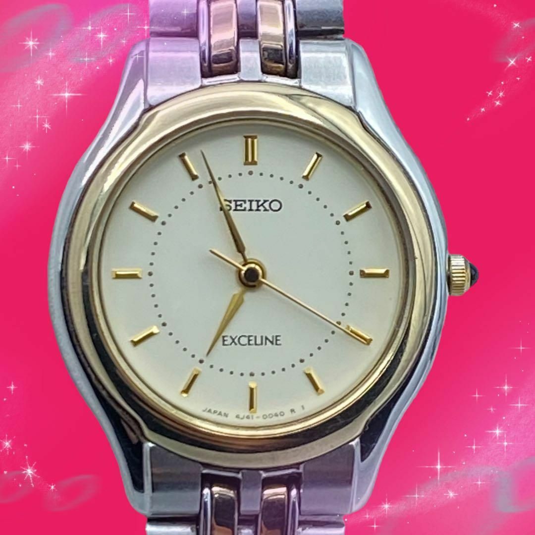 SEIKO(セイコー)の《稼動品》　セイコー　エクセリーヌ　防水　レディース腕時計　クォーツ レディースのファッション小物(腕時計)の商品写真