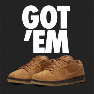 ナイキ(NIKE)のNIKE SB DUNK LOW PRO Wheat ナイキ ダンク　ウィート(スニーカー)