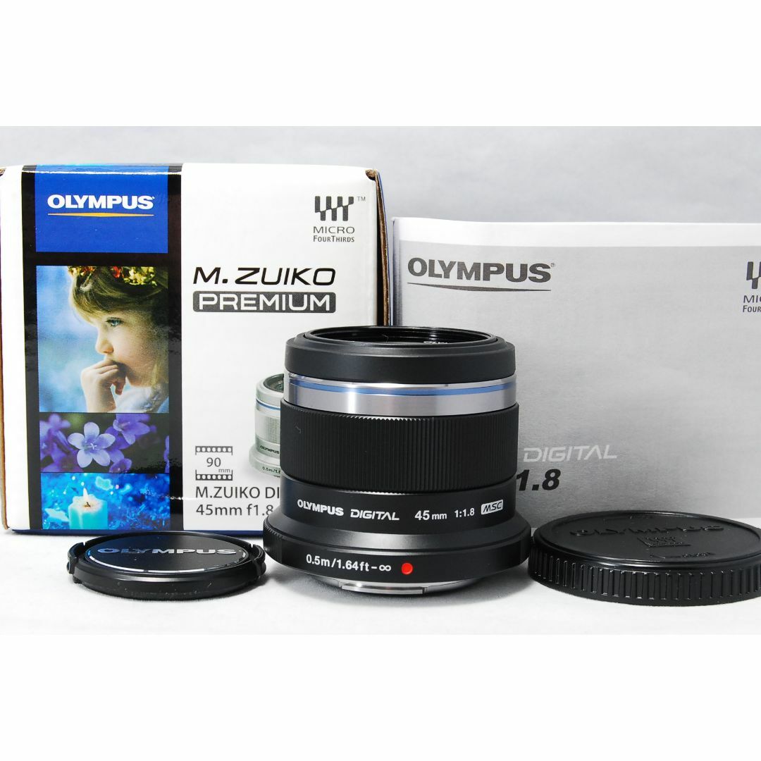 ■美品■OLYMPUS M.ZUIKO DIGITAL 45mm F1.8116gコンディション