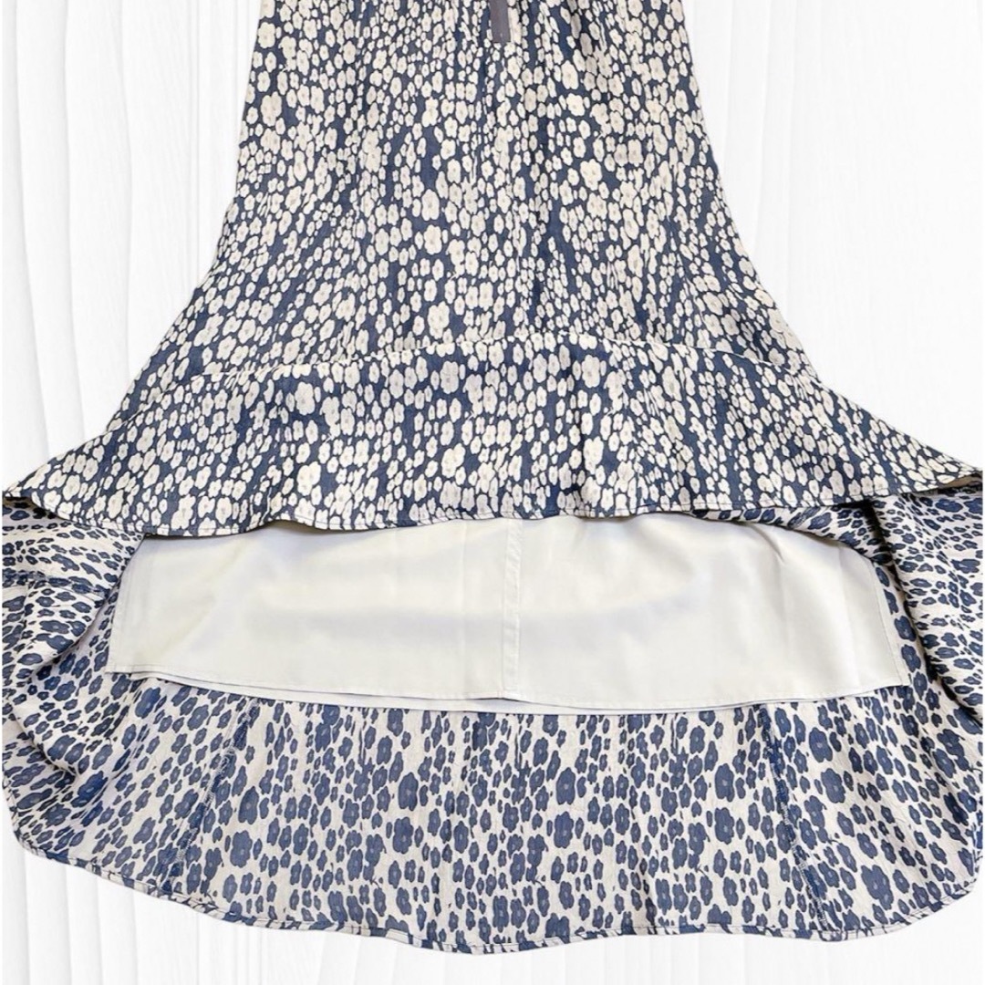 FRAY I.D(フレイアイディー)の【美品】フレイアイディー  シャーリングナロージャガードスカート レディースのスカート(ロングスカート)の商品写真