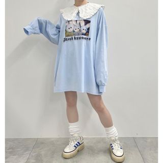 ウィゴー(WEGO)のくまきち×Whinny☆ Whinny/HOTでROCKなうさじロンT新品未開封(Tシャツ(長袖/七分))