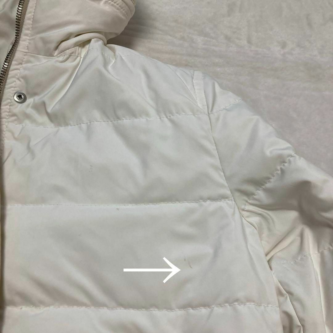 Max Mara(マックスマーラ)のSマックスマーラ　ダウンジャケット　リバーシブル　フード脱着　ベルト　 M相当 レディースのジャケット/アウター(ライダースジャケット)の商品写真