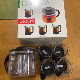 ボダム(bodum)のbodum ティーポット&4グラスセット(グラス/カップ)