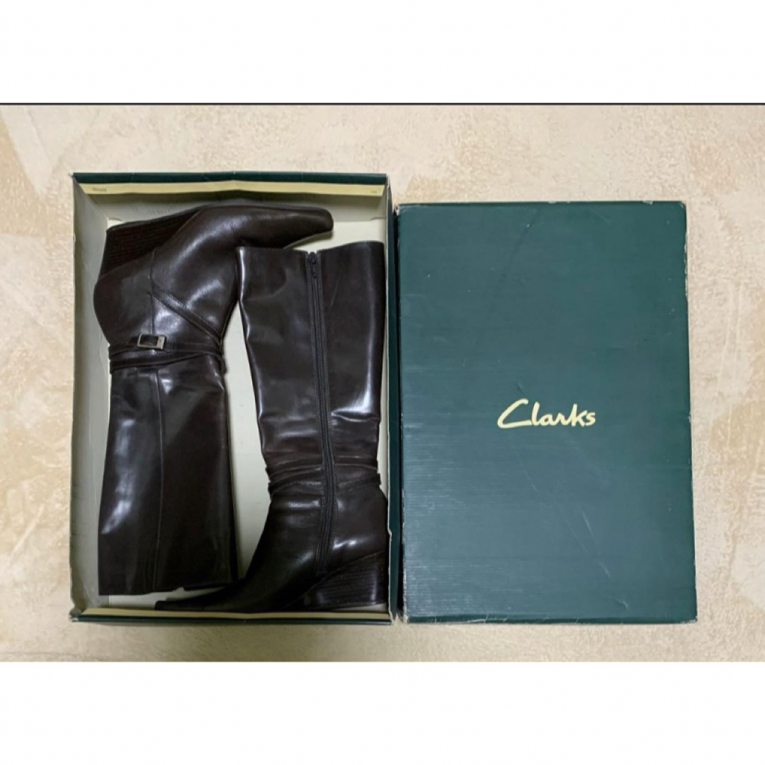 Clarks(クラークス)のクラークス★ロングブーツ★5★23.5★24★38★美品★カンペール★ レディースの靴/シューズ(ブーツ)の商品写真