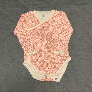 プチバトー(PETIT BATEAU)のプチバトー 前合わせボディ 12m(肌着/下着)