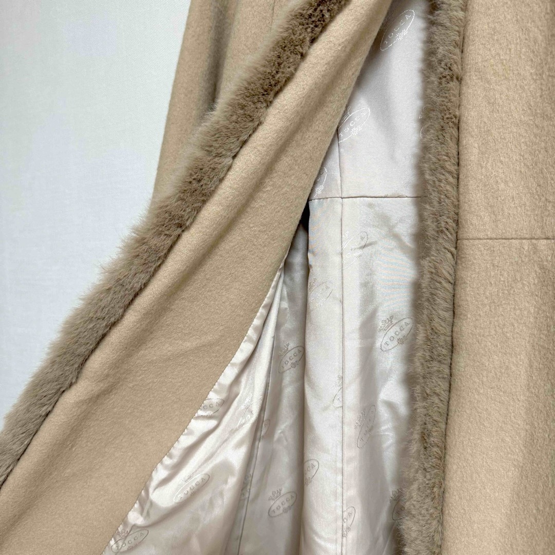 TOCCA(トッカ)のTOCCA トッカ　ロングコート　vanilla ウール　カシミヤ レディースのジャケット/アウター(ロングコート)の商品写真