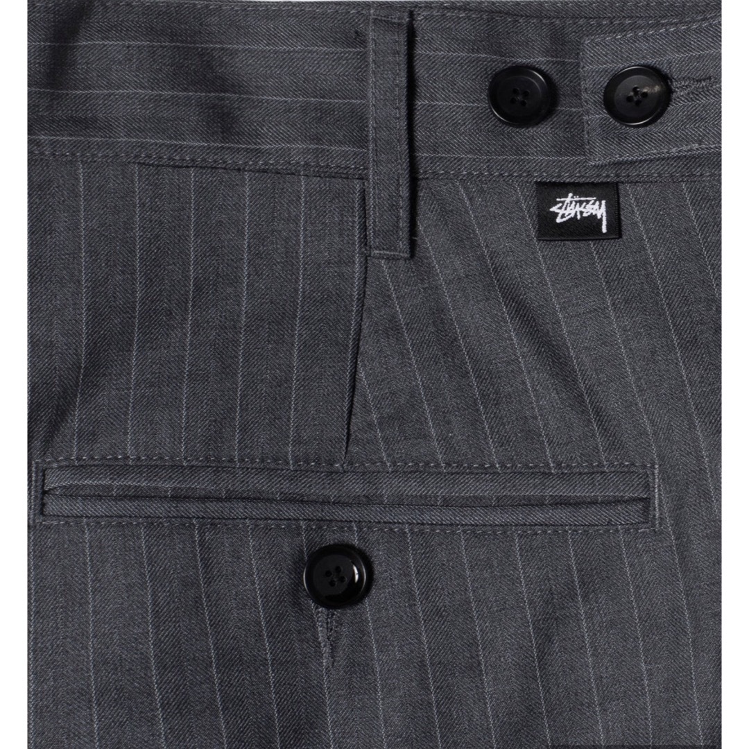 STUSSY(ステューシー)のSTRIPED VOLUME PLEATED TROUSER W38 メンズのパンツ(スラックス)の商品写真