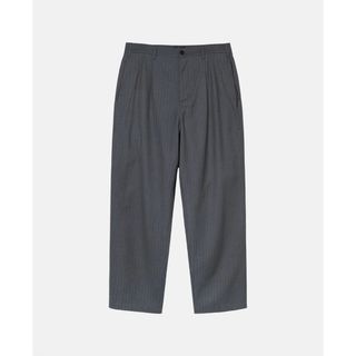 ステューシー(STUSSY)のSTRIPED VOLUME PLEATED TROUSER W38(スラックス)