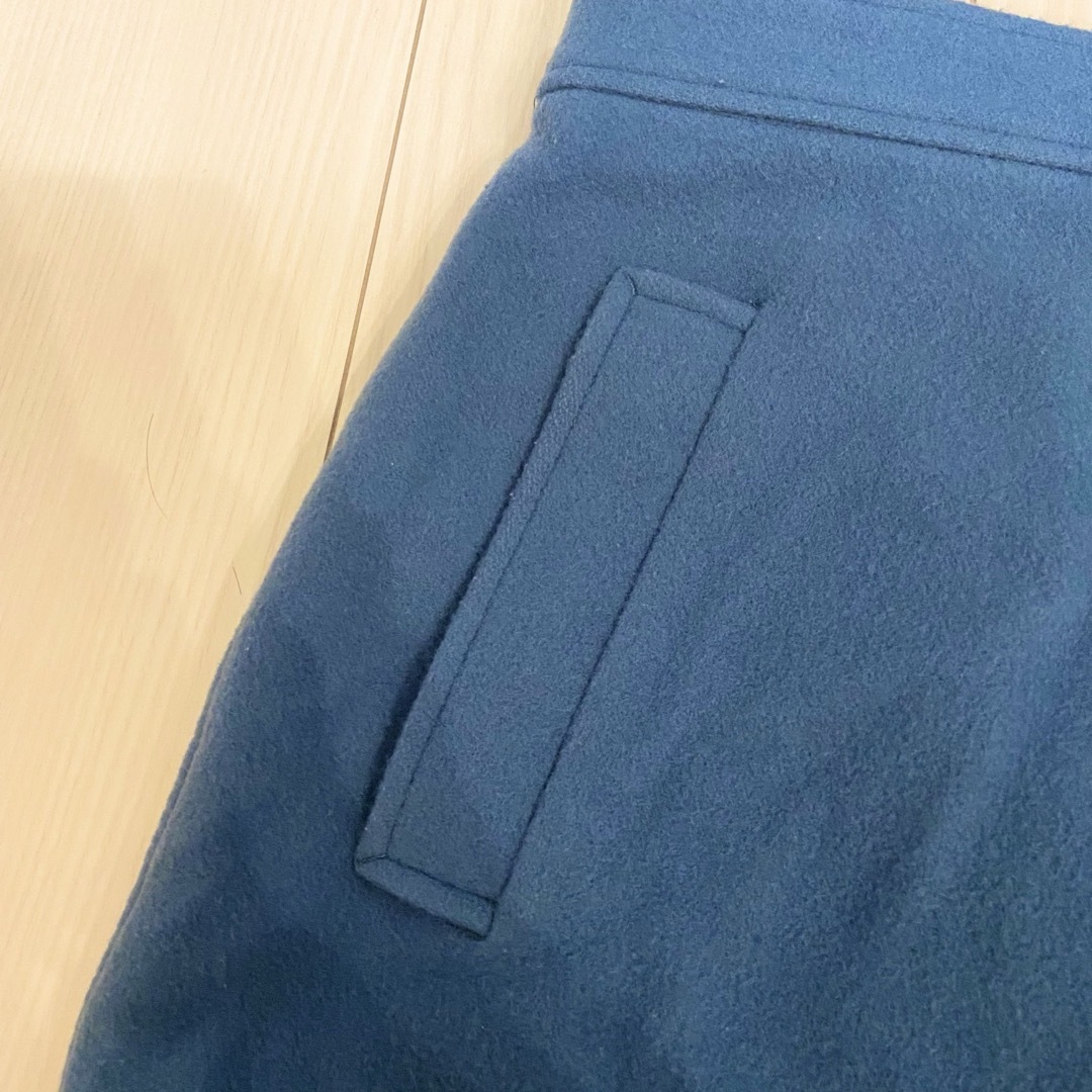 SLOBE IENA(スローブイエナ)の【最終値下げ】SLOBE IENA モッサAラインスカートライトブルー　36 レディースのスカート(ロングスカート)の商品写真