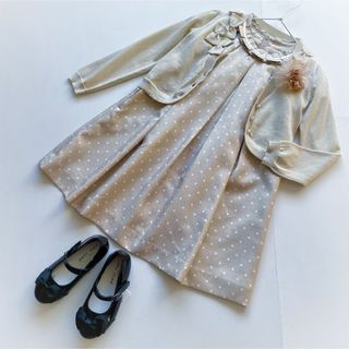 キッズ服女の子用(90cm~)TOCCA BAMBINI ジャケット ワンピース ブラウス 3点セット 120