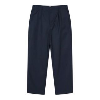 ステューシー(STUSSY)のSTUSSY TWILL VOLUME PLEATED TROUSER W36(スラックス)