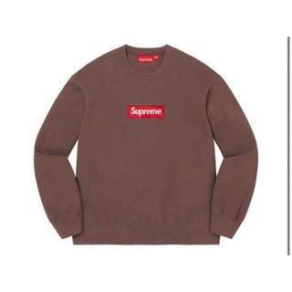 シュプリーム(Supreme)のSupreme Box Logo Crewneck "ブラウン"(スウェット)