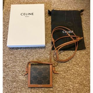 セリーヌ(celine)のsakura様専用　新品　セリーヌ　ストラップウォレット　トリオンフ　キャンバス(財布)