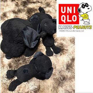 スヌーピー(SNOOPY)の非売品付 新品【UNIQLO × KAWS × SNOOPY】(ぬいぐるみ)