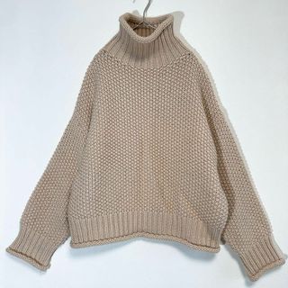 セレクトモカ(SELECT MOCA)の美品【モカ MOCA】ざっくりモックネックニット(F)ゆるダボ ビックシルエット(ニット/セーター)