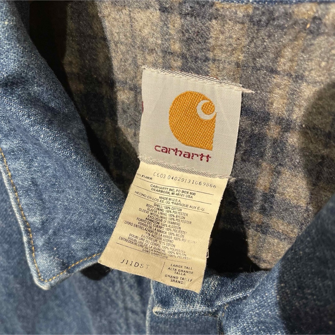 carhartt(カーハート)の80's〜　USA製　Carhartt カーハート　デニムジャケット メンズのジャケット/アウター(Gジャン/デニムジャケット)の商品写真