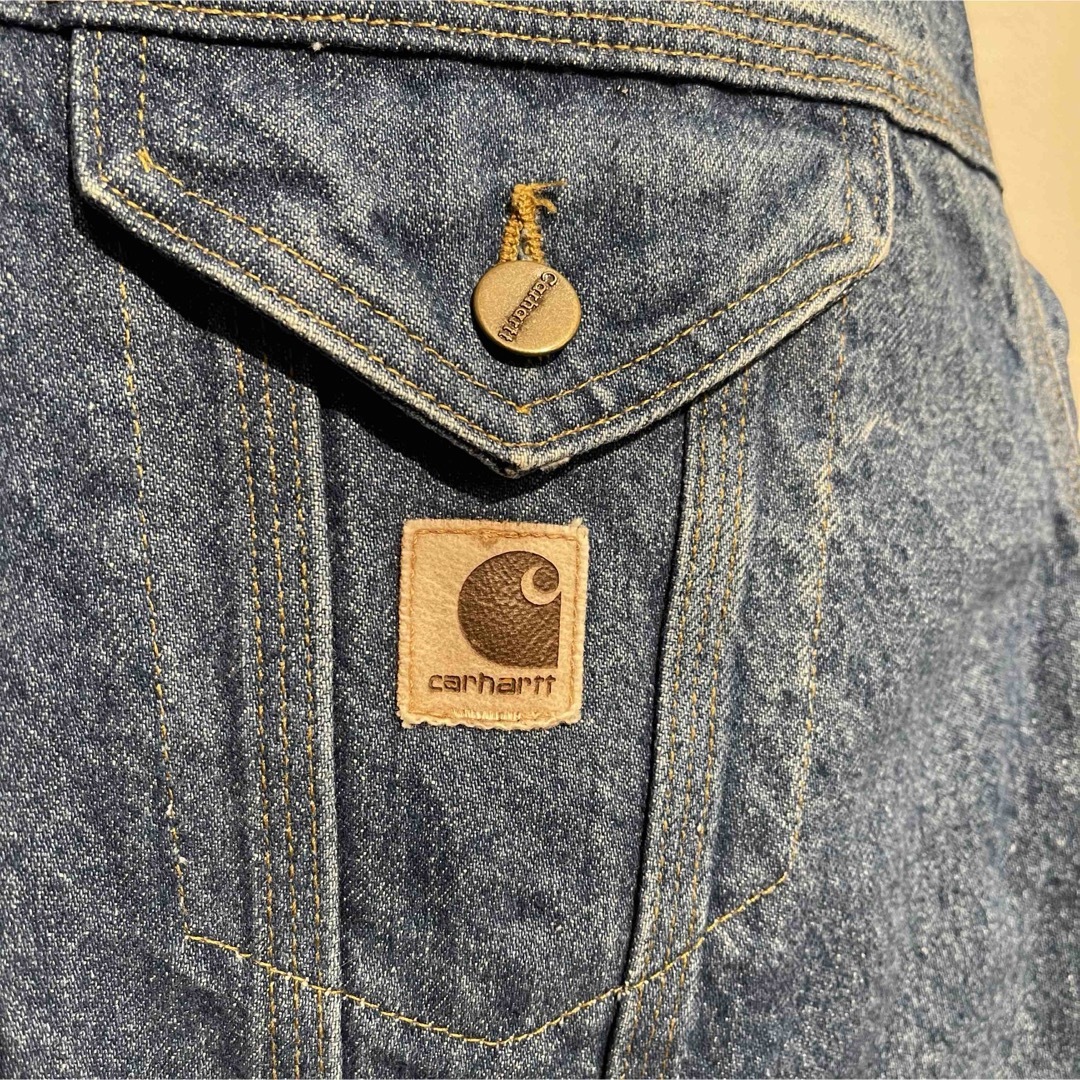 carhartt(カーハート)の80's〜　USA製　Carhartt カーハート　デニムジャケット メンズのジャケット/アウター(Gジャン/デニムジャケット)の商品写真