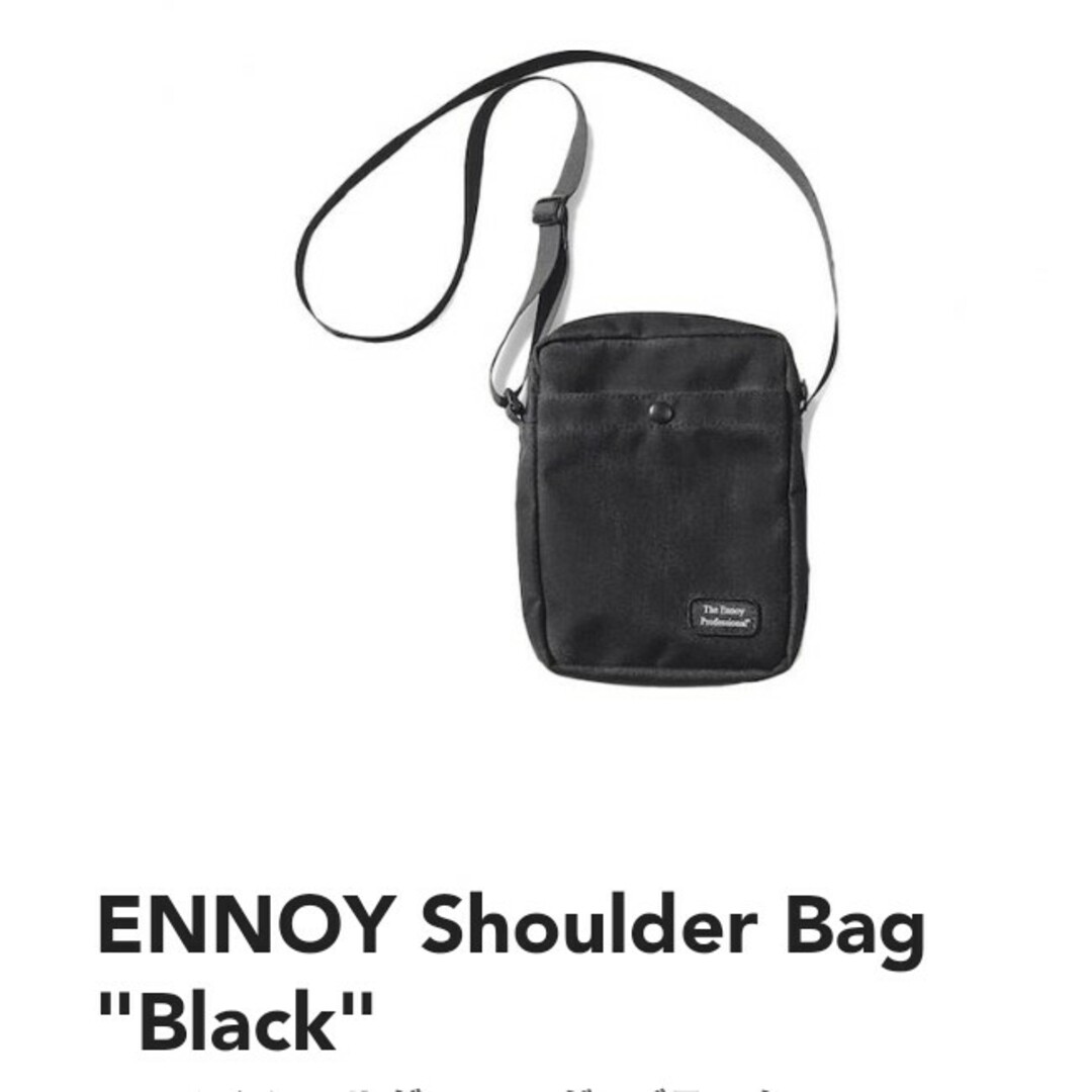 新品未使用 ennoy SHOULDER BAG エンノイ ショルダーバッグ