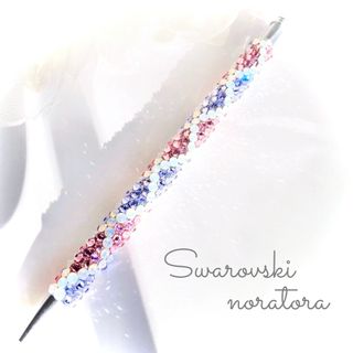 スワロフスキー(SWAROVSKI)のガラスペン　ボールペン　ペン　スワロフスキー  プレゼント　ゆめかわ　送料無料(ペン/マーカー)