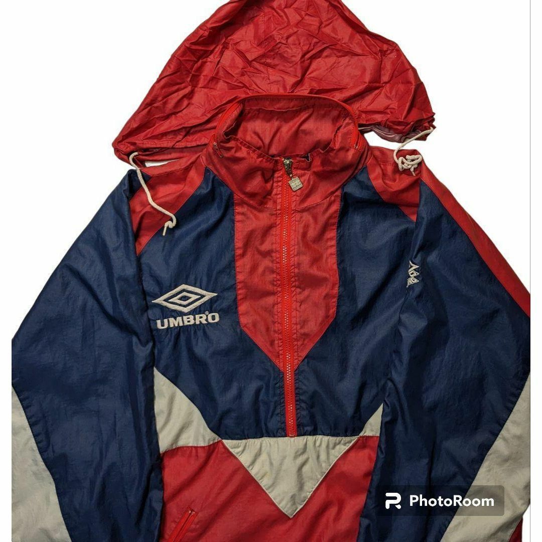 ◇UMBRO◇アンブロ　90s プルオーバー　ナイロンジャケット　ビッグサイズ