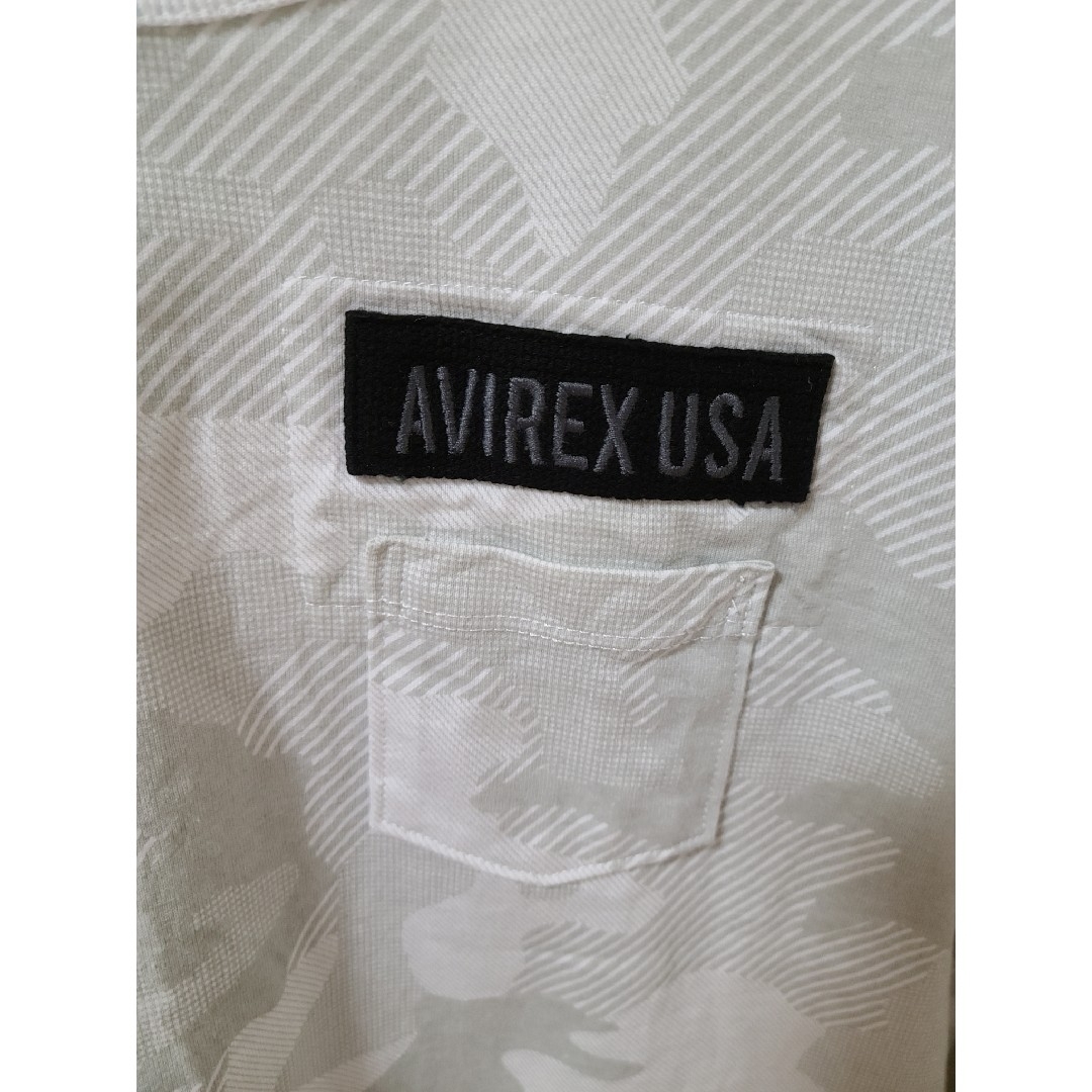 AVIREX(アヴィレックス)のAVIREX アビレックス 長袖 Tシャツ ロンT ポケット ミリタリー メンズのトップス(Tシャツ/カットソー(七分/長袖))の商品写真