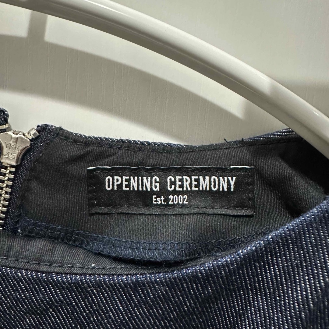 OPENING CEREMONY(オープニングセレモニー)のOPENING CEREMONY オープニングセレモニー デニムトップス レディースのトップス(シャツ/ブラウス(半袖/袖なし))の商品写真