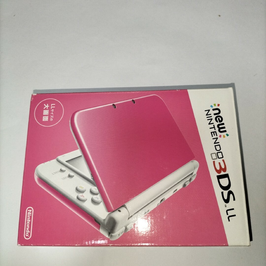 NEW3DSLL 未使用　新品　ピンクホワイトnewニンテンドー3ds ll