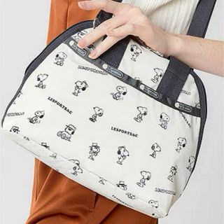 レスポートサック(LeSportsac)の【新品】レスポートサック　スヌーピ　ハンドバッグ　ショルダー(ハンドバッグ)