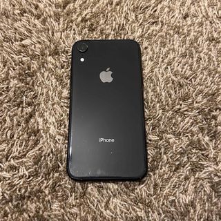 アイフォーン(iPhone)のiPhoneXR ブラック(スマートフォン本体)