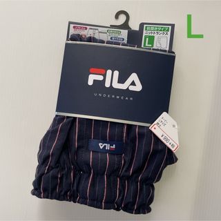 フィラ(FILA)の新品☆ フィラ FILA 股マチ付き 前開き ニットトランクス 1枚（Lサイズ）(トランクス)