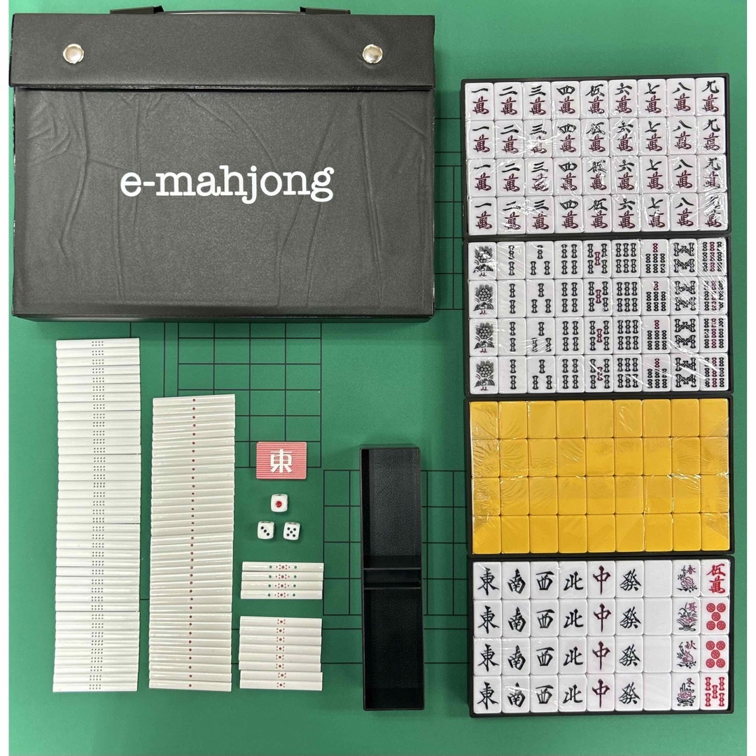大型手打ち麻雀牌（30mmベストサイズ ） e-mahjong新品、送料無料 エンタメ/ホビーのテーブルゲーム/ホビー(麻雀)の商品写真