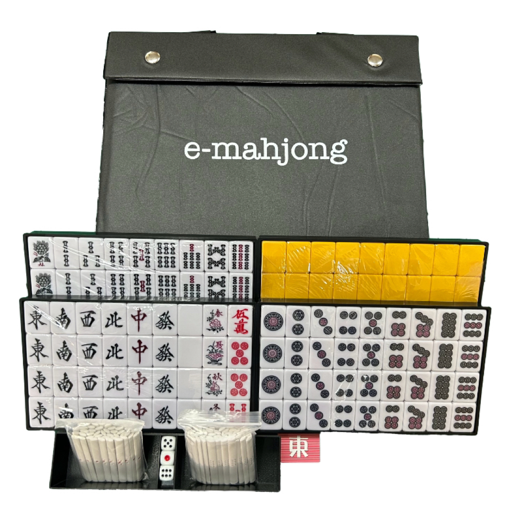 大型手打ち麻雀牌（30mmベストサイズ ） e-mahjong新品、送料無料 エンタメ/ホビーのテーブルゲーム/ホビー(麻雀)の商品写真