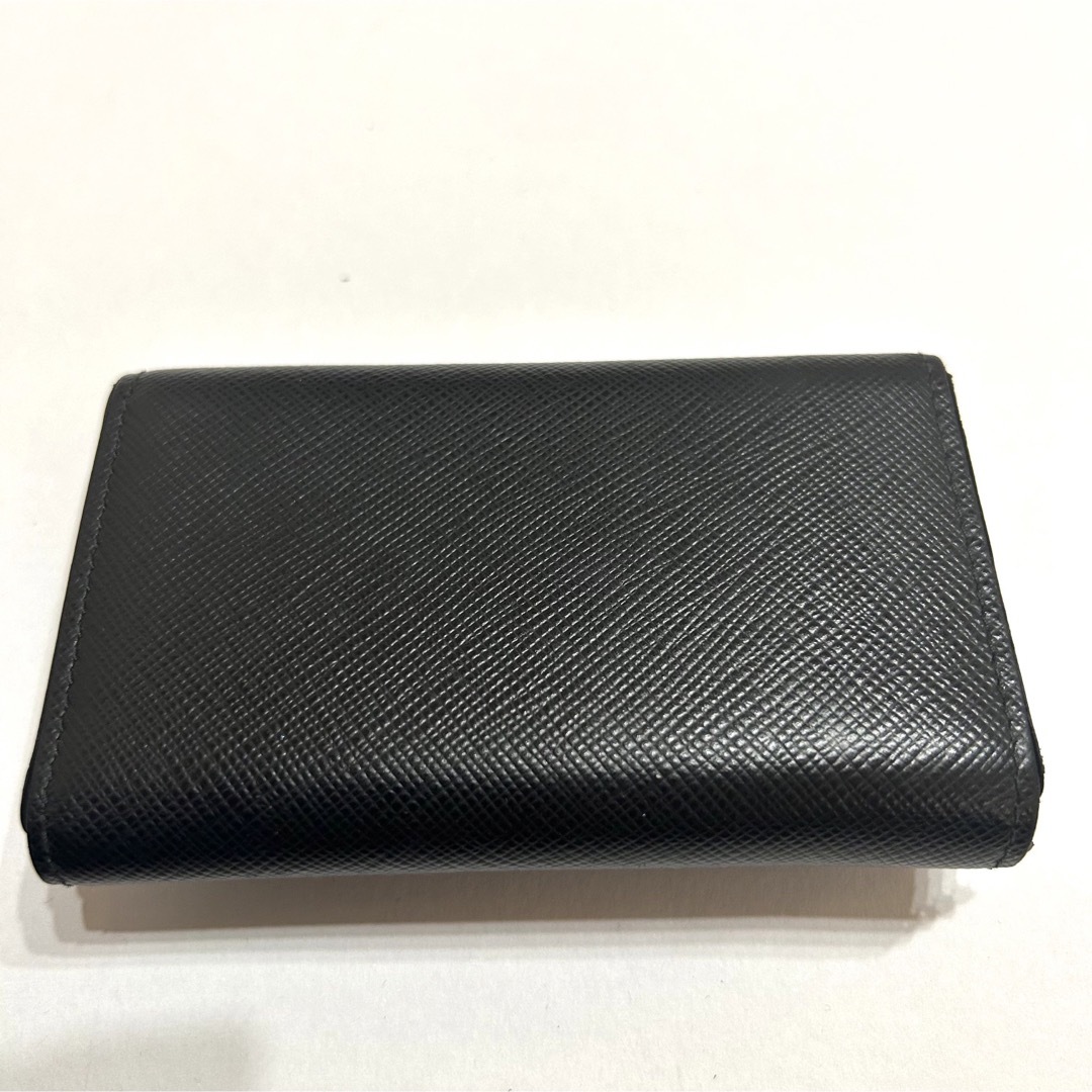 PRADA(プラダ)の【美品】PRADA レザーキーケース 2PG222 Black メンズのファッション小物(キーケース)の商品写真