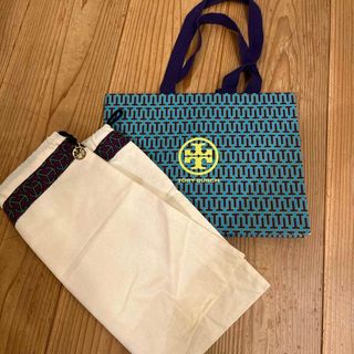 トリーバーチ(Tory Burch)の【美品】トリーバーチ ショッパー＆布袋(ショップ袋)