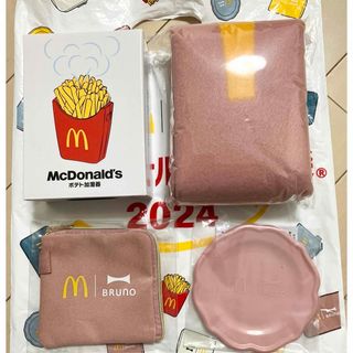 マクドナルド(マクドナルド)のマクドナルド福袋 2024  4点セット BRUNO ピンク(ノベルティグッズ)