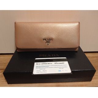 プラダ(PRADA)のプラダ　長財布　ピンク(財布)