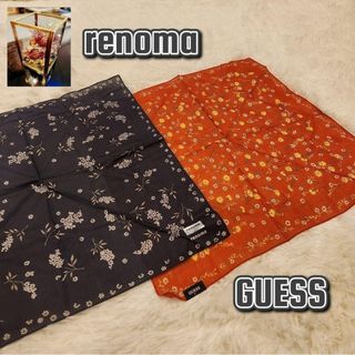 ゲス(GUESS)の新品未使用 renoma GUESS レノマ ゲス ハンカチセット(ハンカチ)