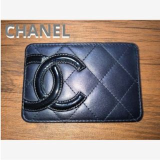 レア【CHANEL】シャネル カンボンライン カードケース 定期入れ 名刺入れ