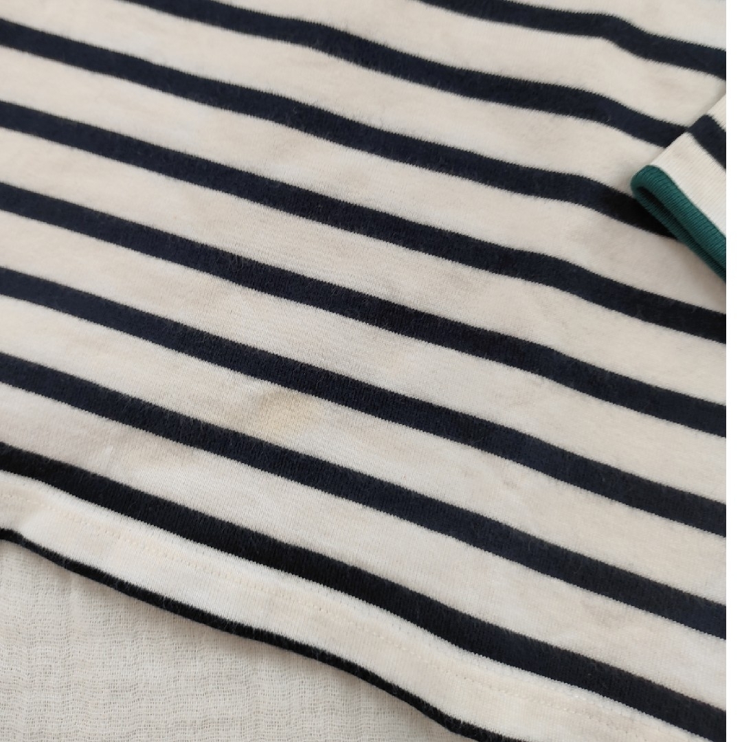 PETIT BATEAU(プチバトー)のプチバトー　PETIT BATEAU　ボーダー　カットソー キッズ/ベビー/マタニティのキッズ服男の子用(90cm~)(Tシャツ/カットソー)の商品写真