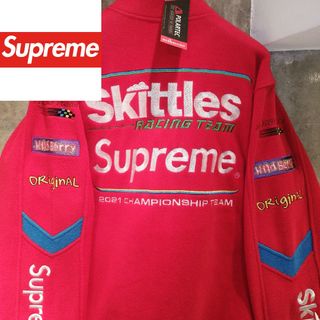 シュプリーム(Supreme)の【未使用　刺繍】Supreme Skittles Polartec Jacket(ブルゾン)