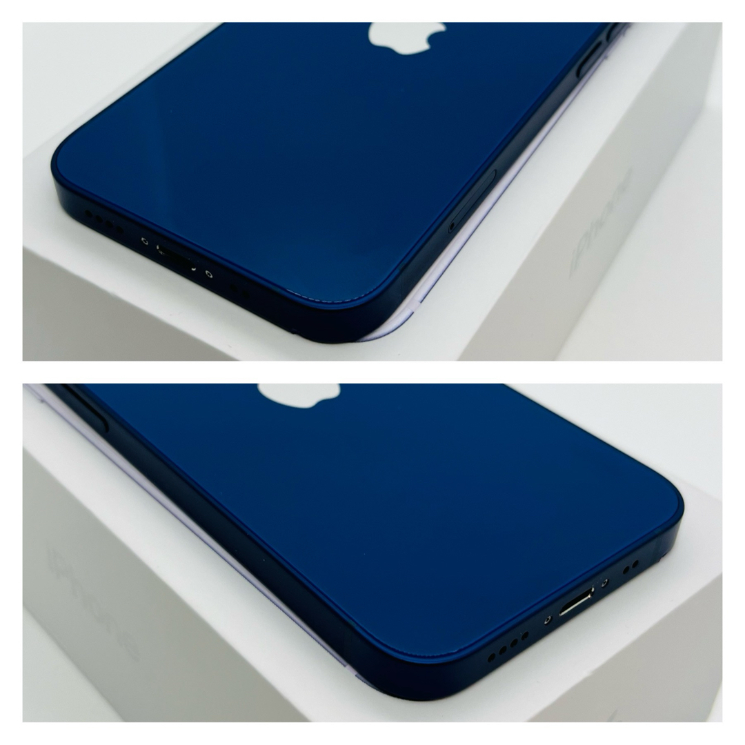 iPhone - 美品 新品電池 iPhone 12 mini ブルー 256 GB SIMフリーの ...