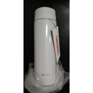 サーモス(THERMOS)の即決OK！　新品未使用　サーモス　ケータイマグ　ホワイトグレー　0.35l　箱無(弁当用品)