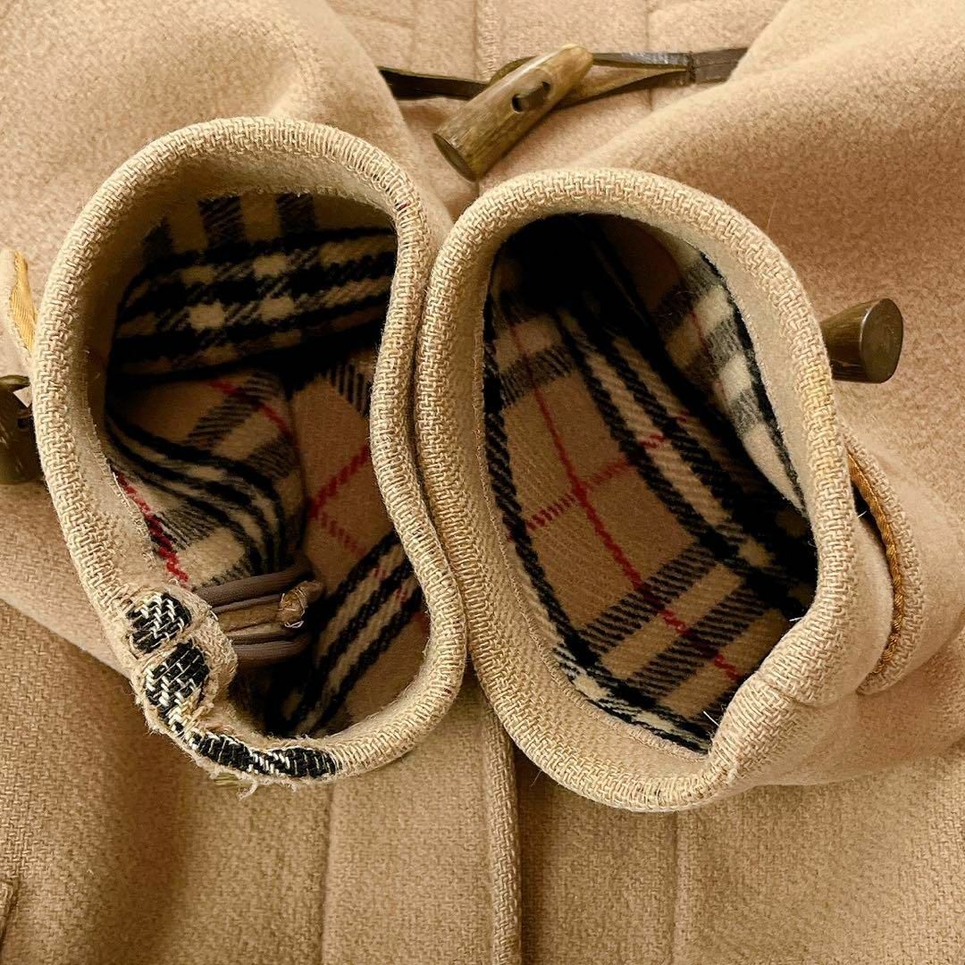 BURBERRY(バーバリー)のバーバリーズ ダッフルコート フード ノバチェック ベージュ 50 Lサイズ メンズのジャケット/アウター(ダッフルコート)の商品写真