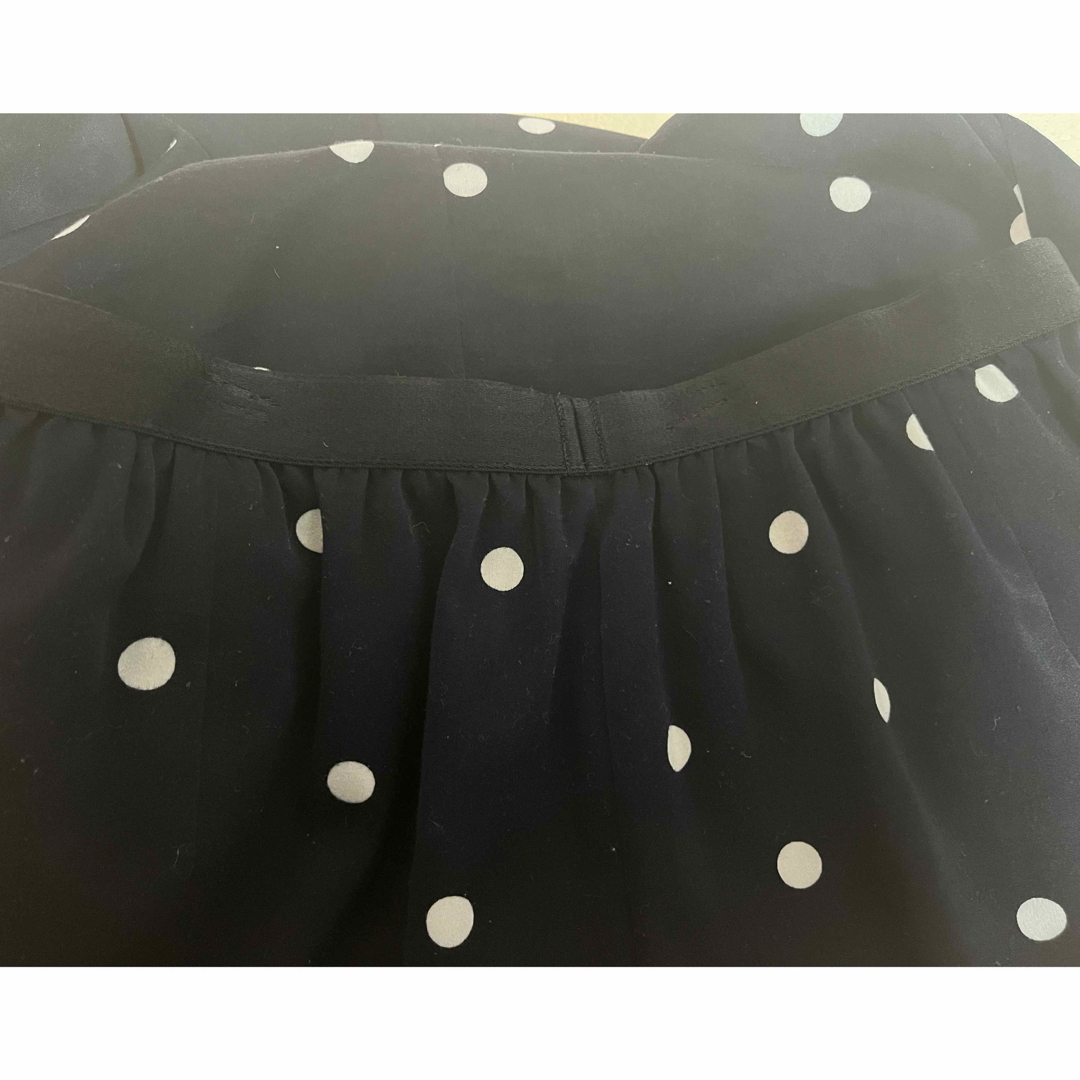 IENA(イエナ)のIENA ドットプリントランダムフレアスカート　サイズ34 レディースのスカート(ロングスカート)の商品写真