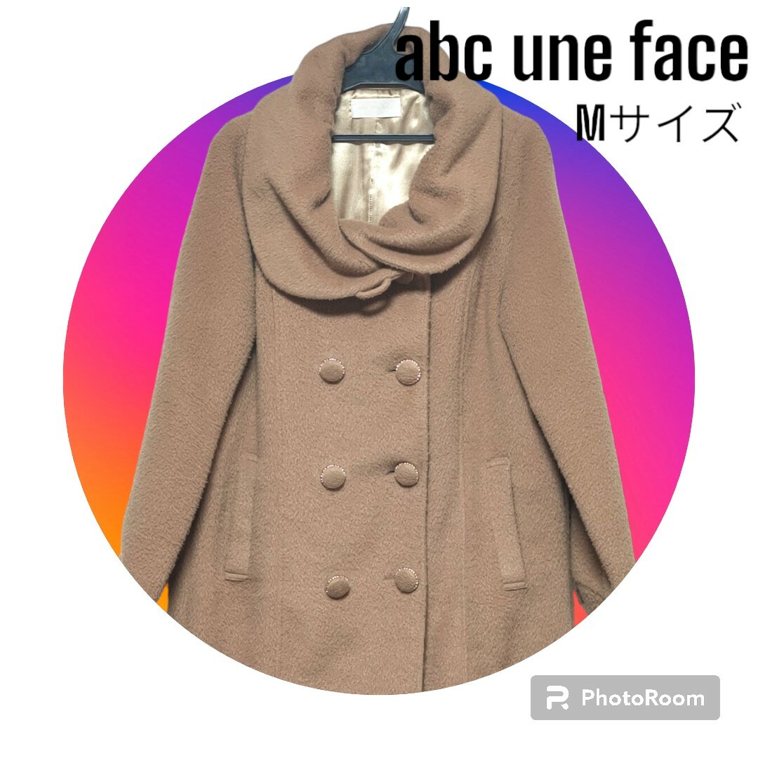 abc une face(アーベーセーアンフェイス)のレディース abc une face コート M 匿名 デート レディースのジャケット/アウター(ロングコート)の商品写真