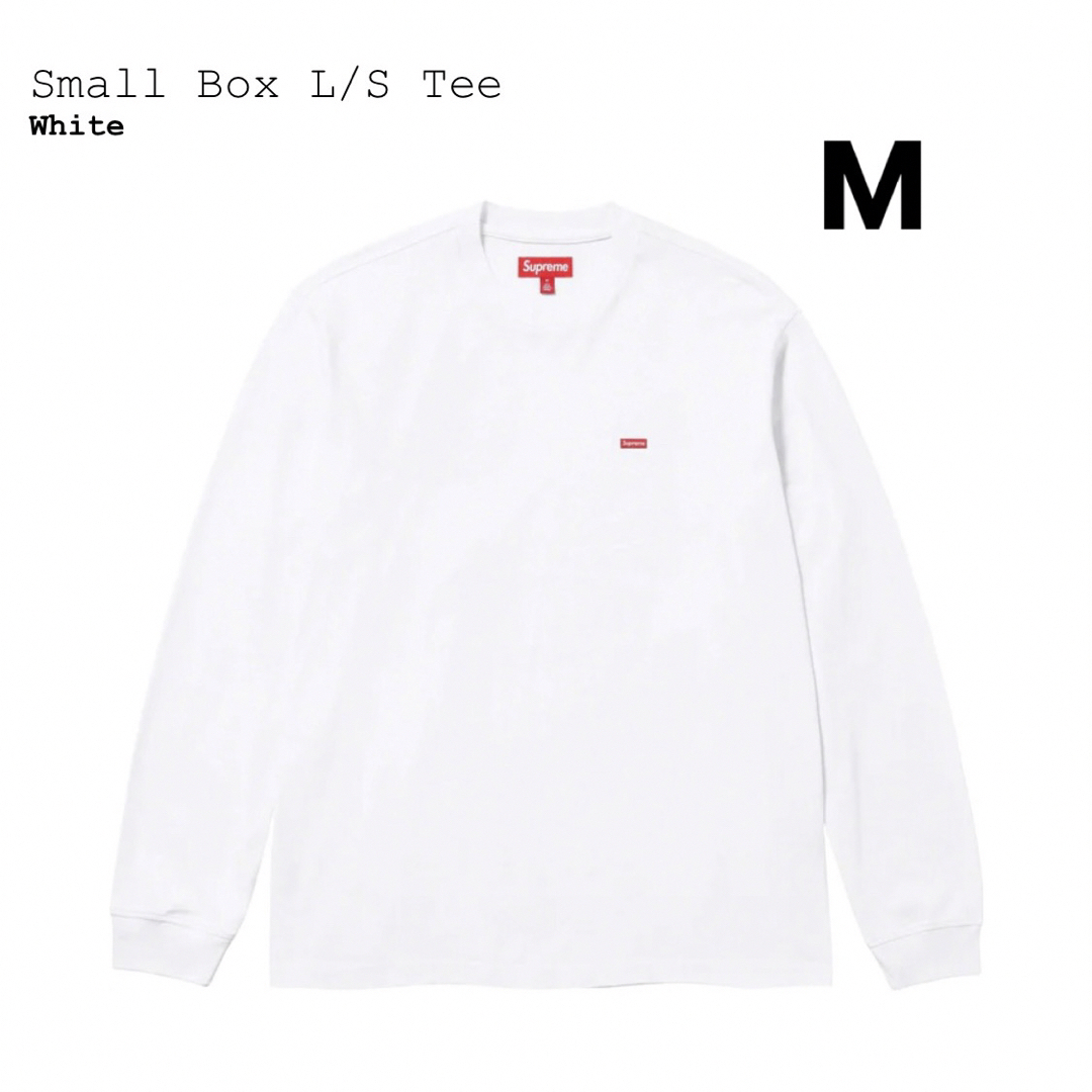 Supreme Small Box L/S Tee  WhiteロンT