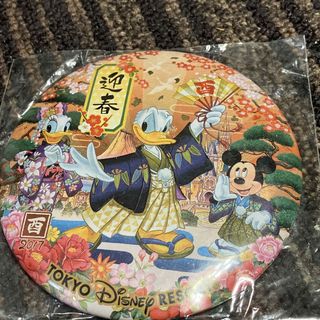 ディズニー(Disney)の新品★東京ディズニーリゾート★お正月★2011★酉年★缶バッジ(バッジ/ピンバッジ)